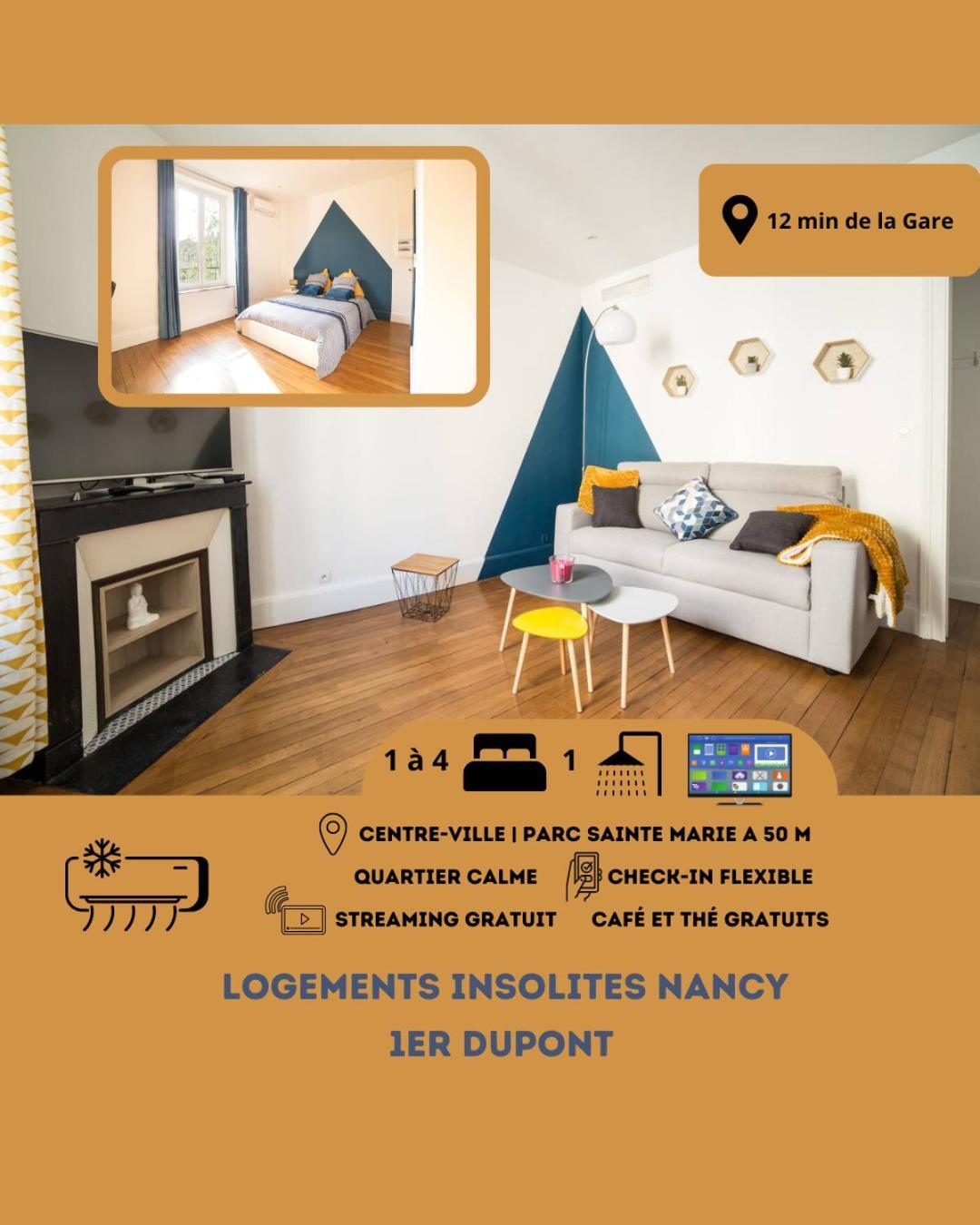 Le P'Tit Dupont - Logements Insolites Nancy Exterior photo